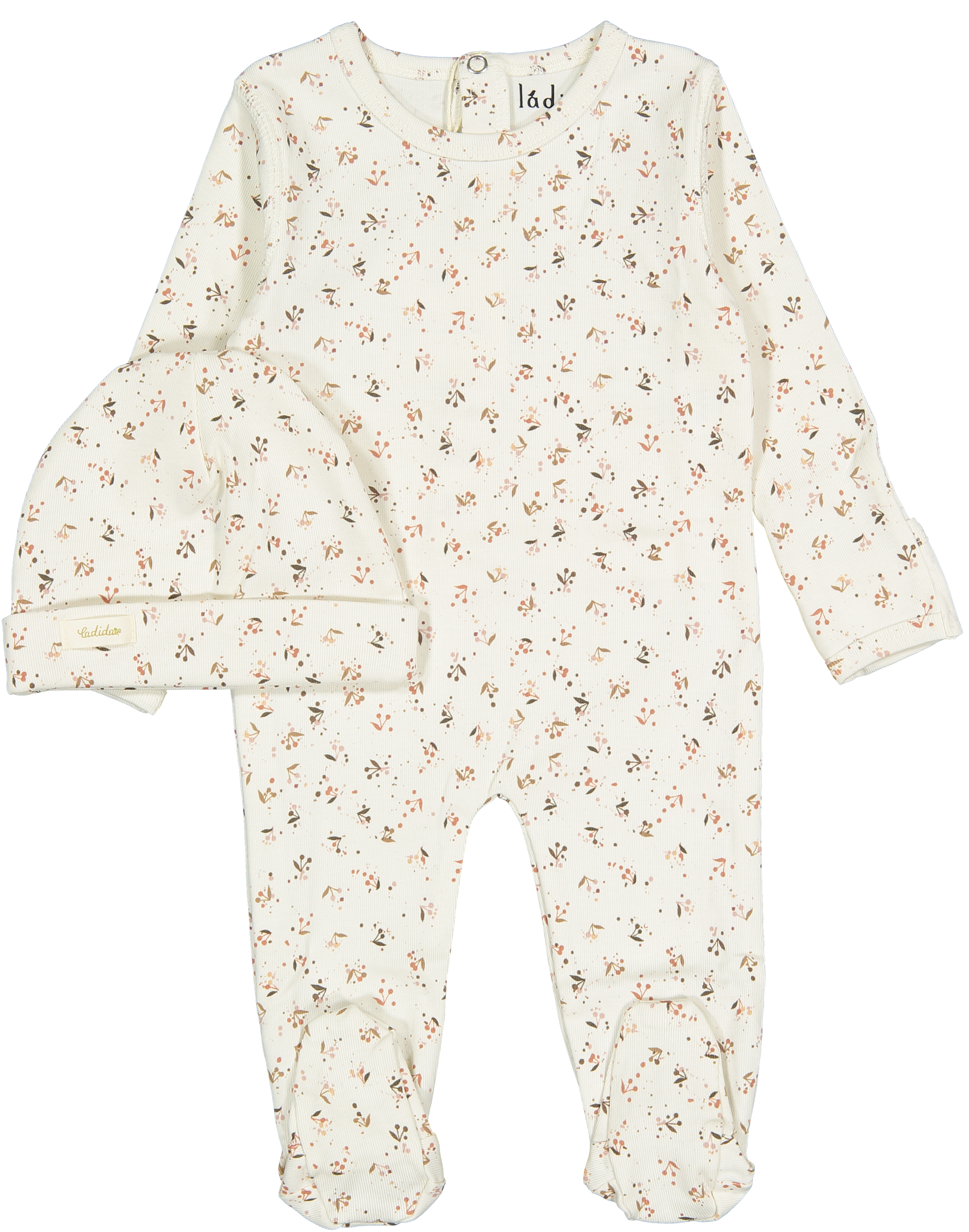 Ladida Cherry Footie & Hat