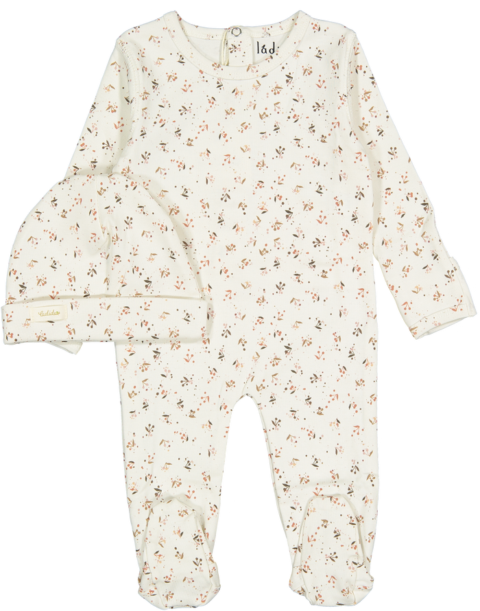 Ladida Cherry Footie & Hat