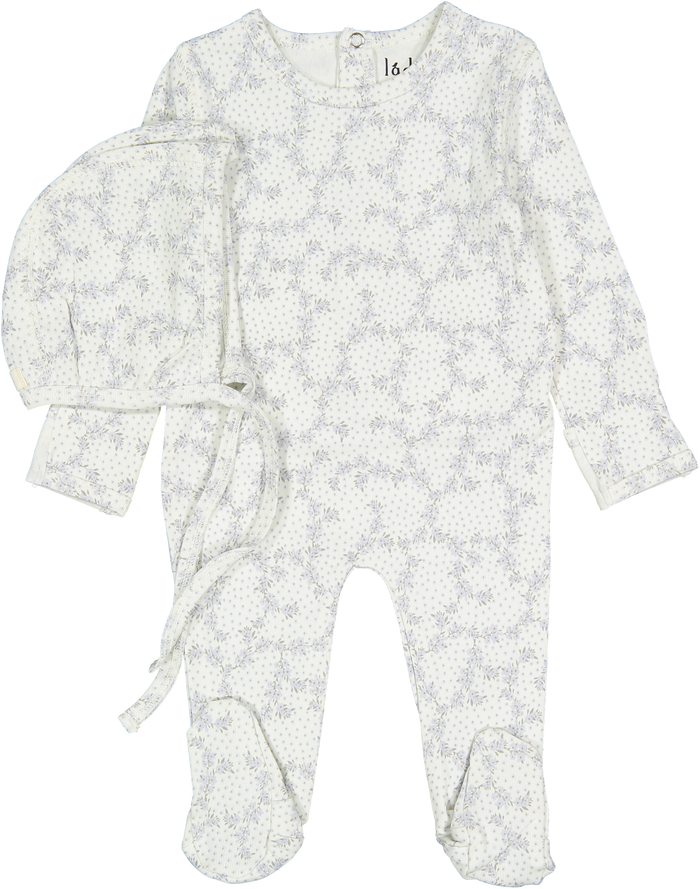 Ladida Vintage Vine Footie & Hat