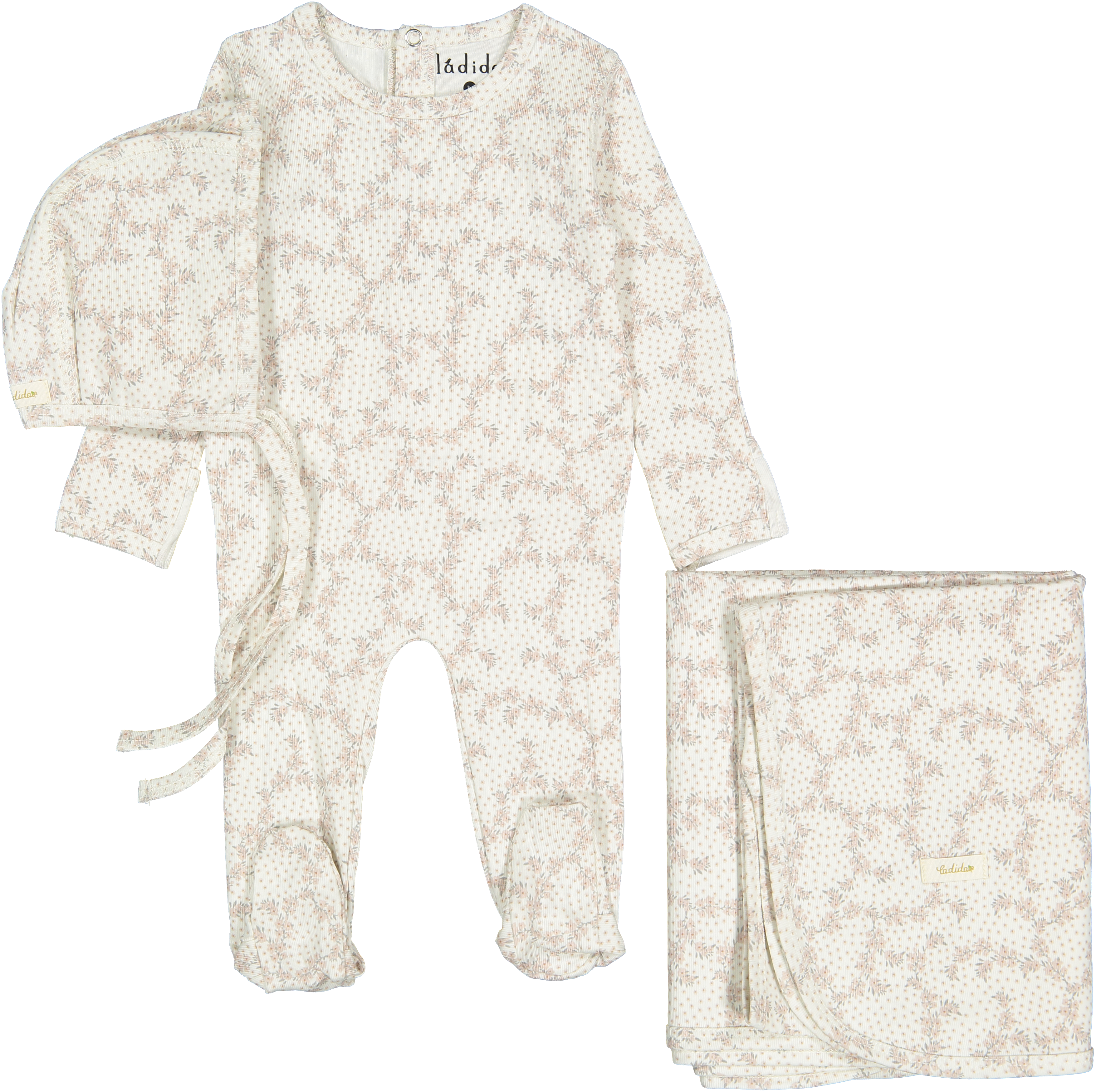 Ladida Vintage Vine Layette Set