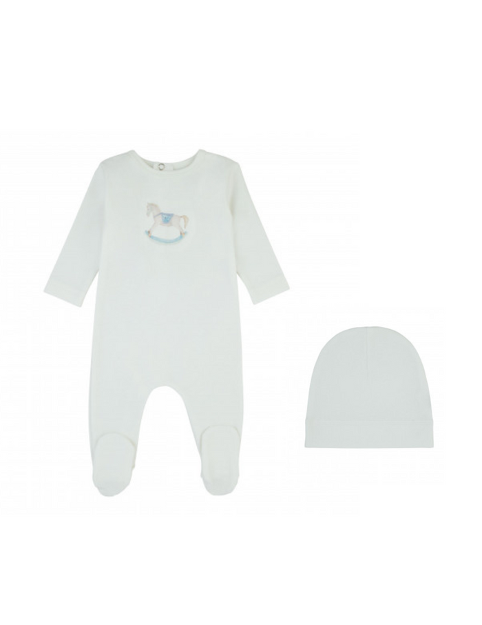 Rocking Horse Footie & Hat