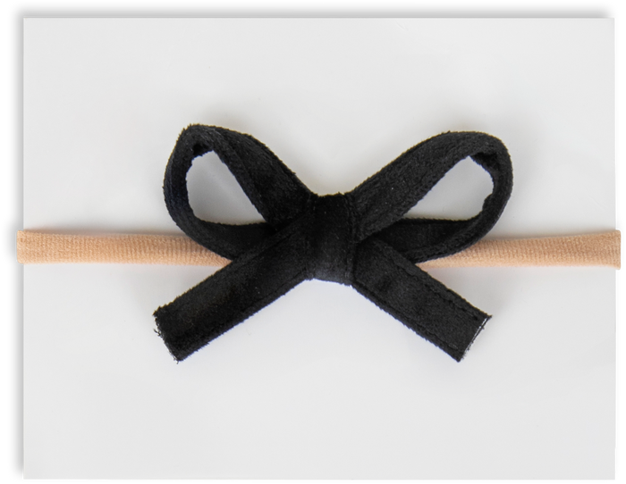 Mini Velvet Bow Headband