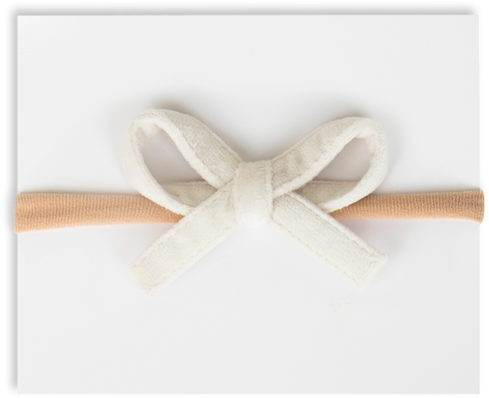 Mini Velvet Bow Headband