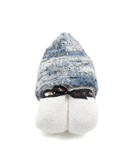 Winx & Blinx Ombre Taupe Fur Hooded Towel