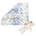 Luxe Cuddle Snowy Owl Denim & Luxe Cuddle Snowy