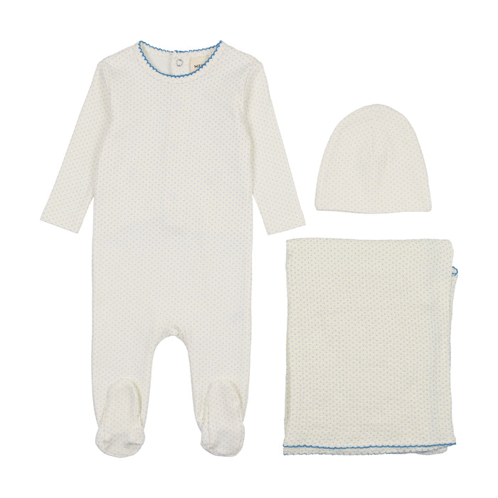 Polka Dot Layette Set