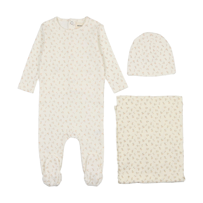 Cherry Print Layette Set