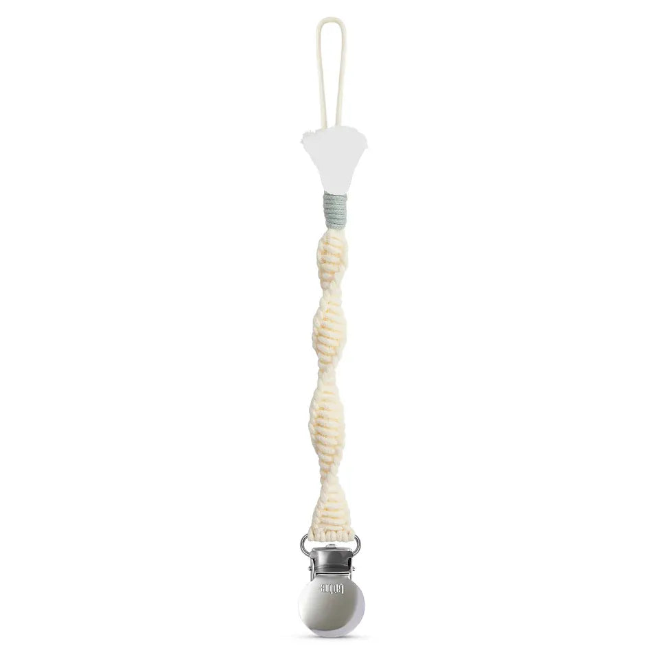 Adora Spiral Pacifier Clip - Graphite