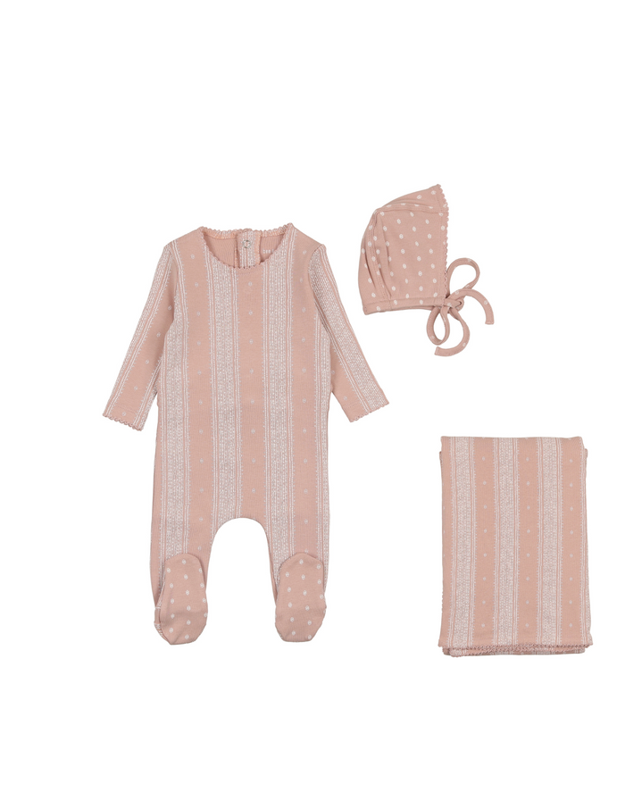 French Linen Layette Set