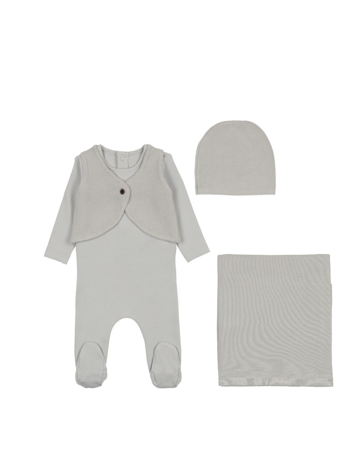 Knit Applique Layette Set