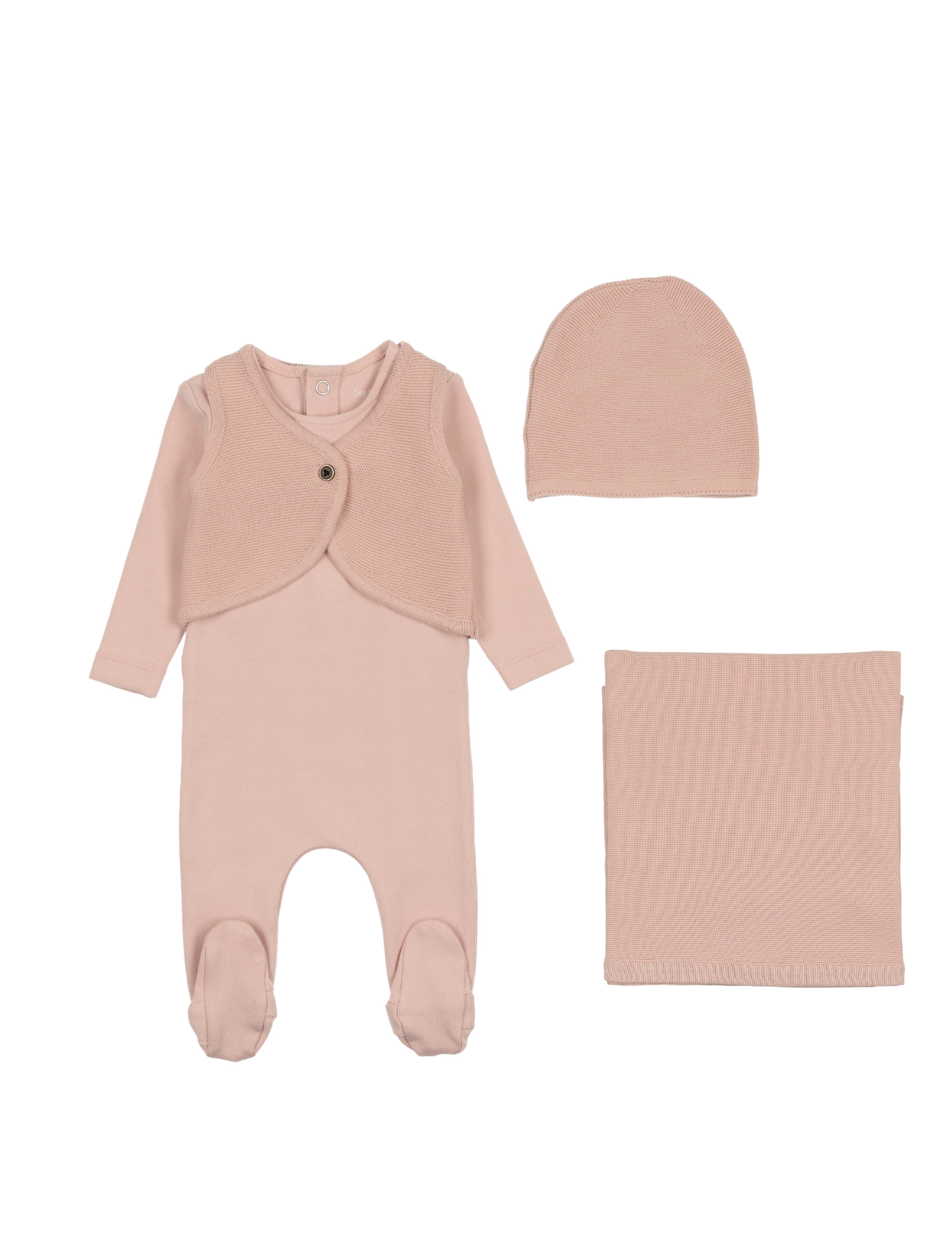 Knit Applique Layette Set