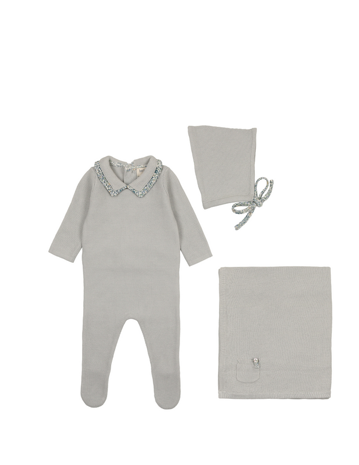 Knit Ditsy Layette Set