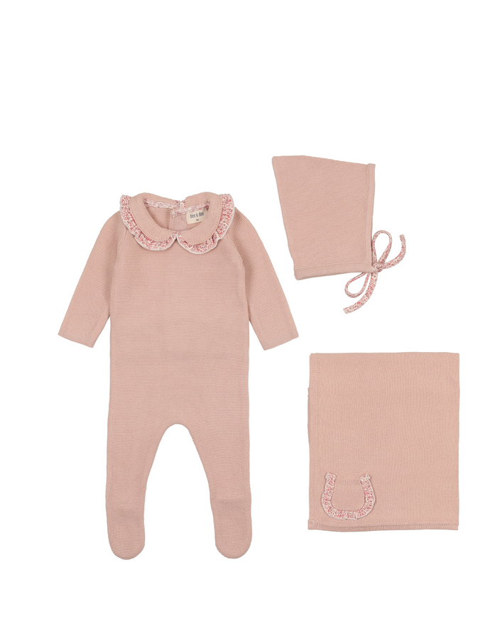 Knit Ditsy Layette Set
