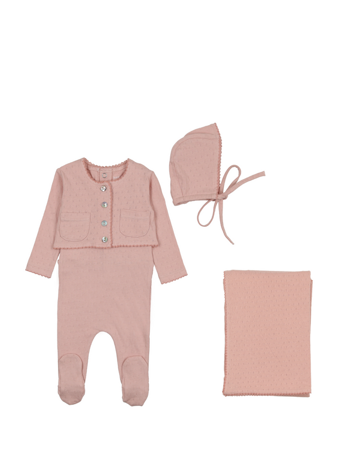 Perfect Pointelle Layette Set
