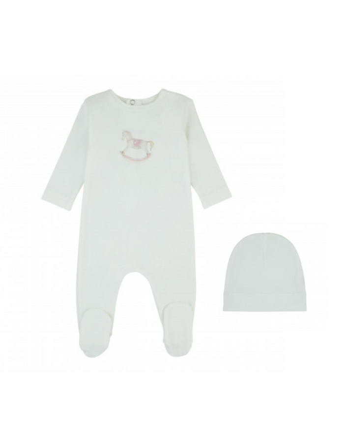 Rocking Horse Footie & Hat
