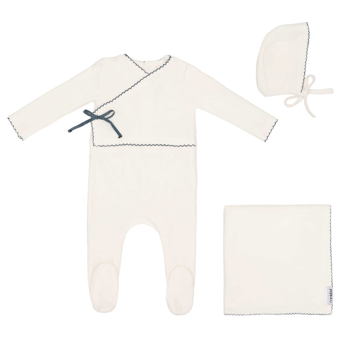 Classic Velour Kimono Velour Layette Set