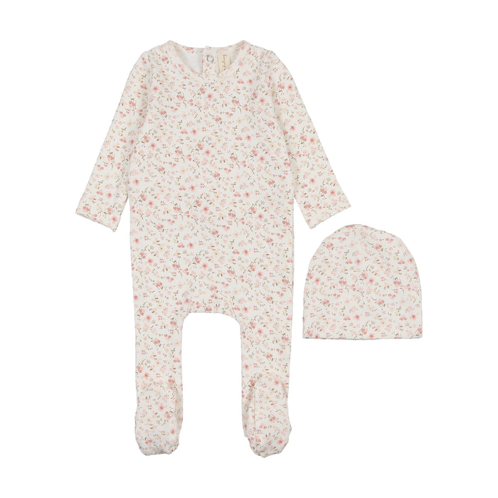Blooms Footie & Hat