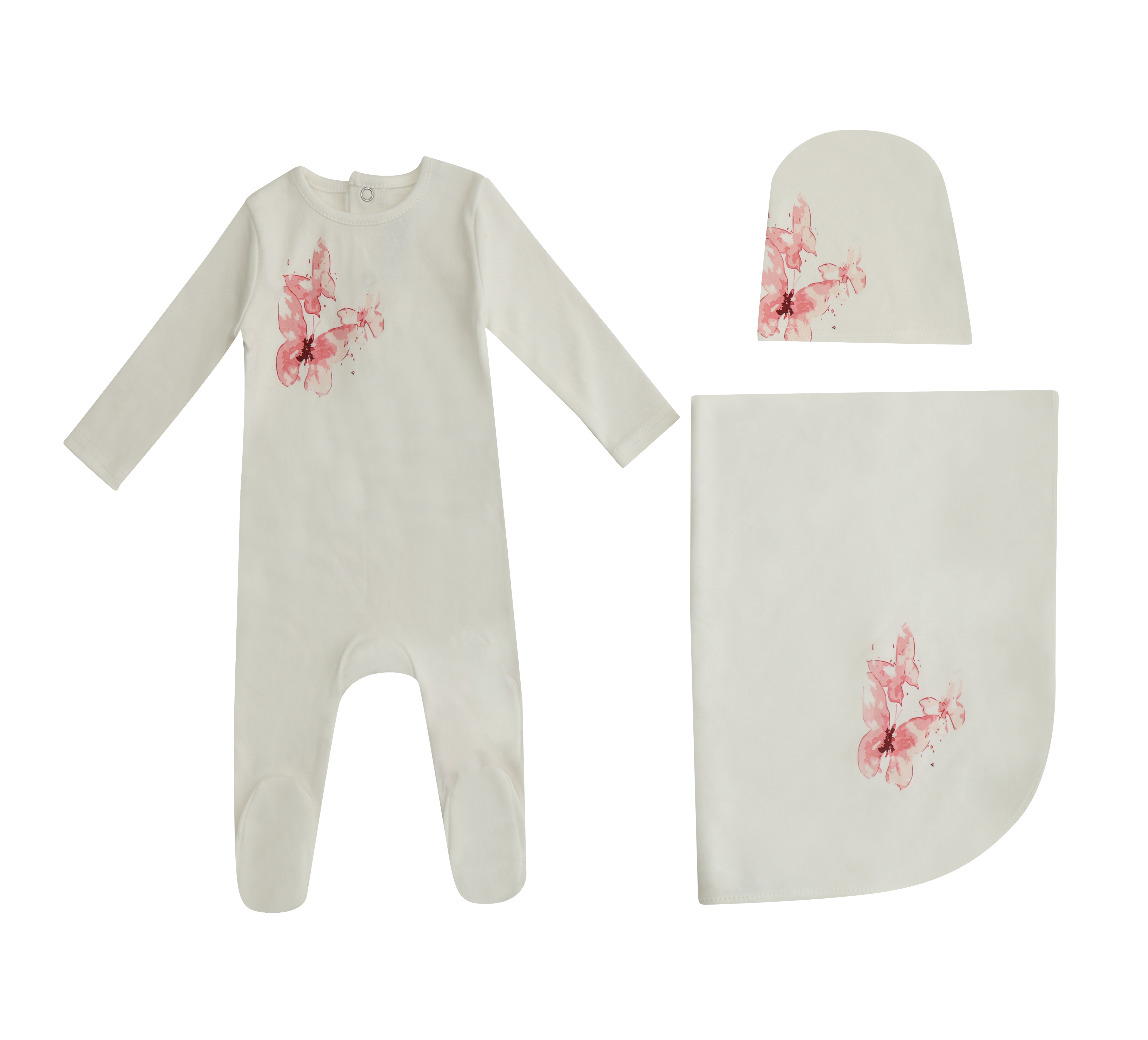 Dragonfly/Butterfly Layette Set