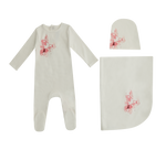 White/Pink Butterfly