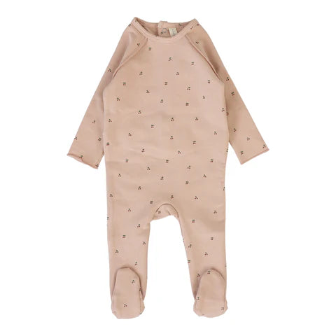 Cherry Print Footie