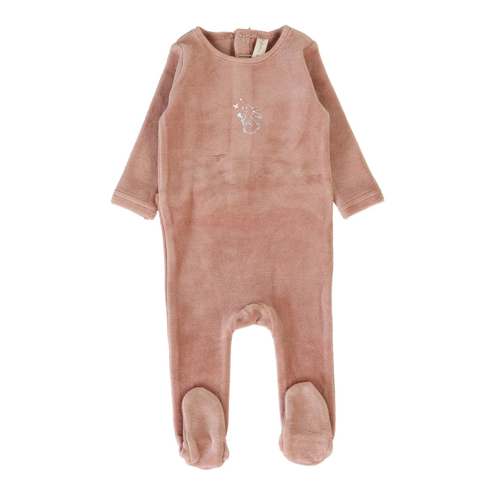 Velour Forest Graphic Footie