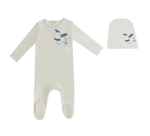 White/Blue Dragonfly