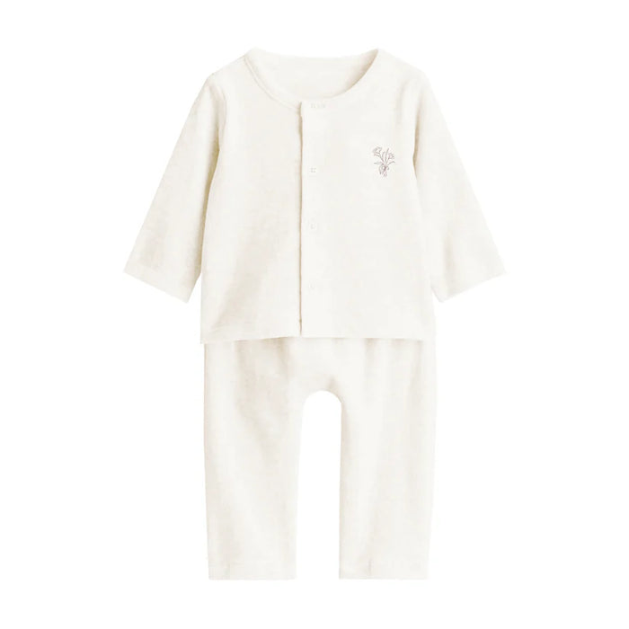 Velour Center Floral Lounge Set