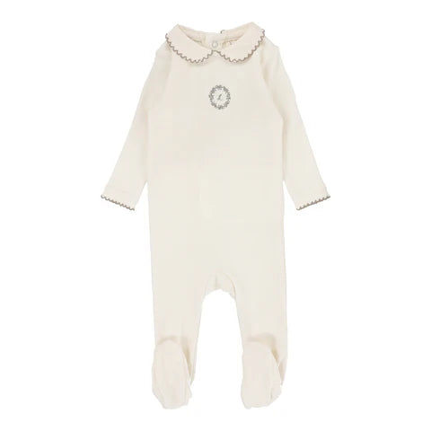 Emblem Embroidered Footie