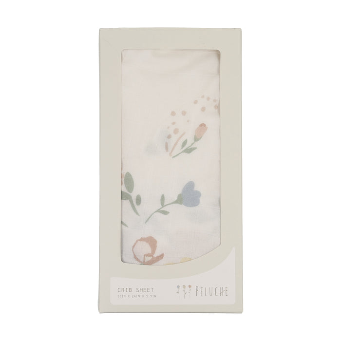 Floral Portable Crib Sheet