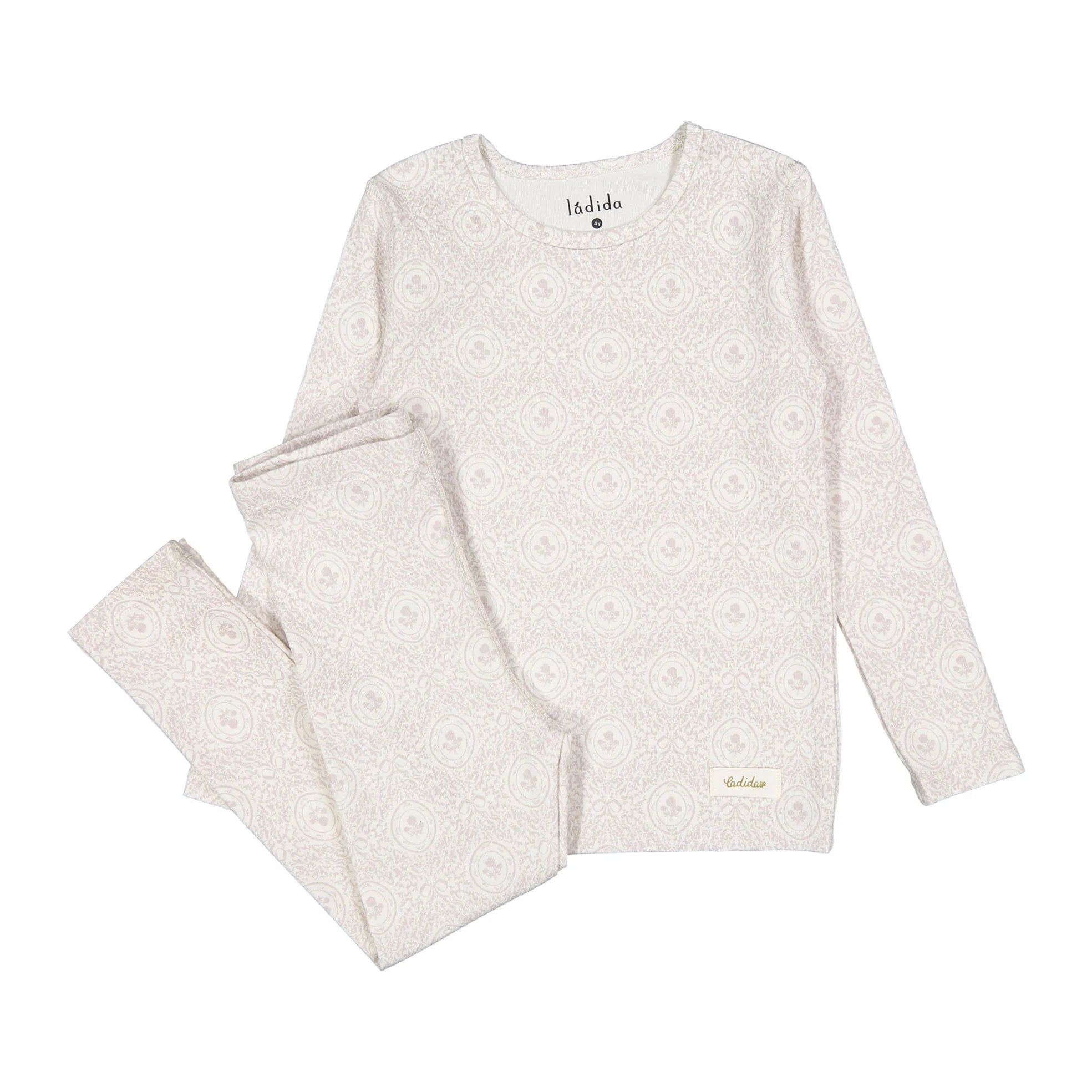 Damask Printed Pajamas