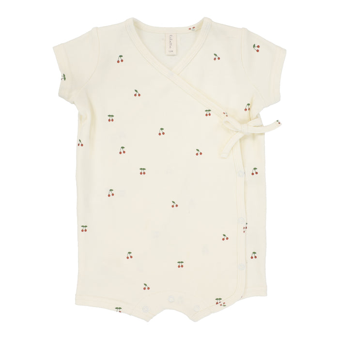Scattered Cherry Romper