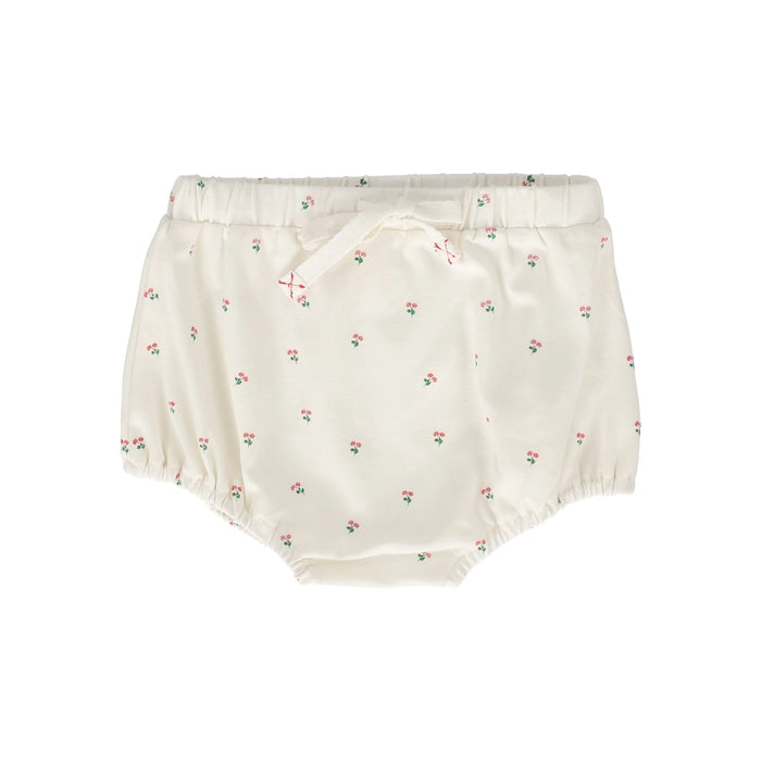 Cherry Floral Tee Shirt and Bloomers