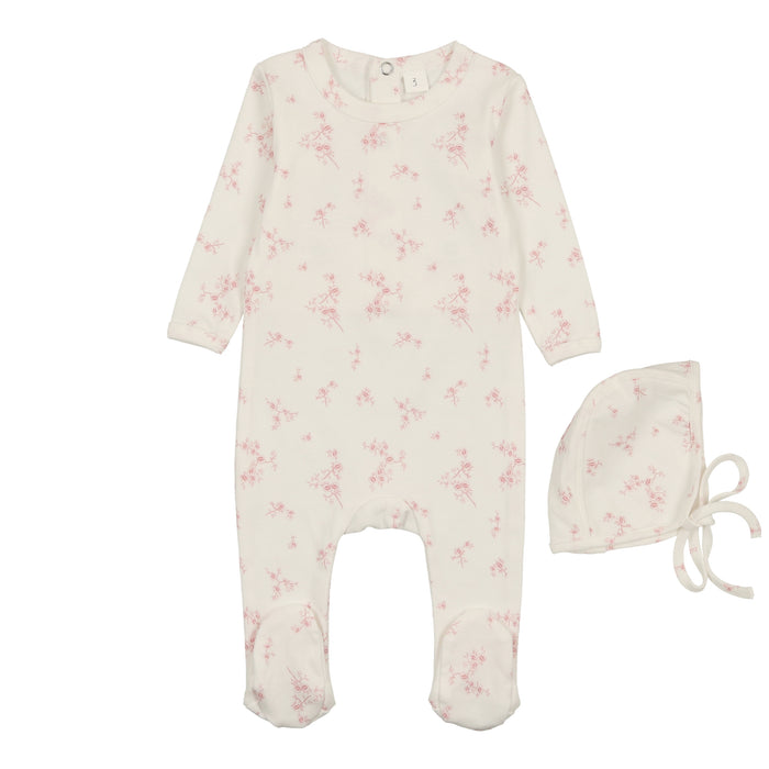 Tea Party Footie & Hat