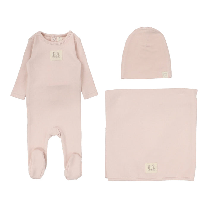 Pointelle Emblem Layette Set