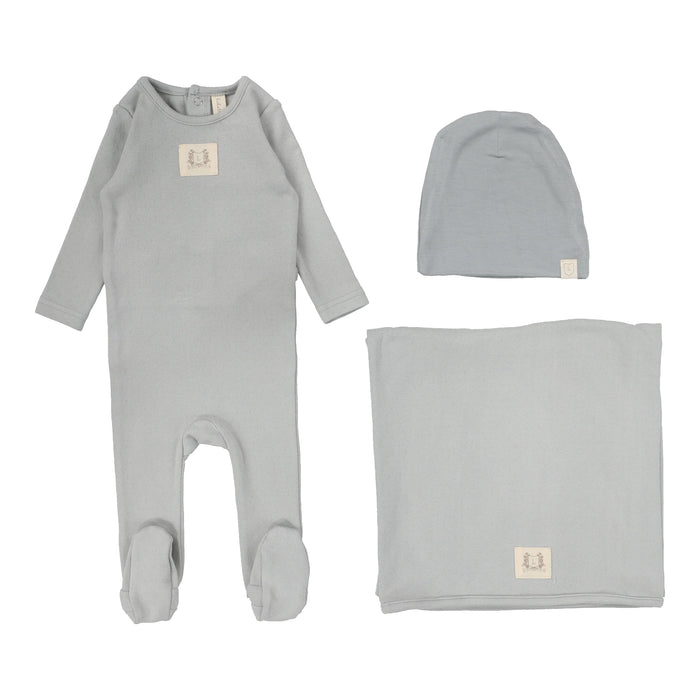 Pointelle Emblem Layette Set