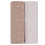 Mauve Tulips & Stripes