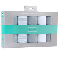 5 Pack Fleece Burp Cloths