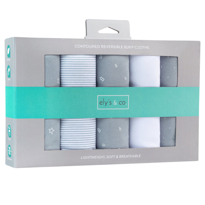 5 Pack Fleece Burp Cloths