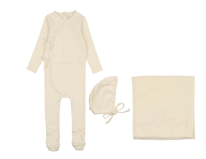 Vine Pointelle Layette Set