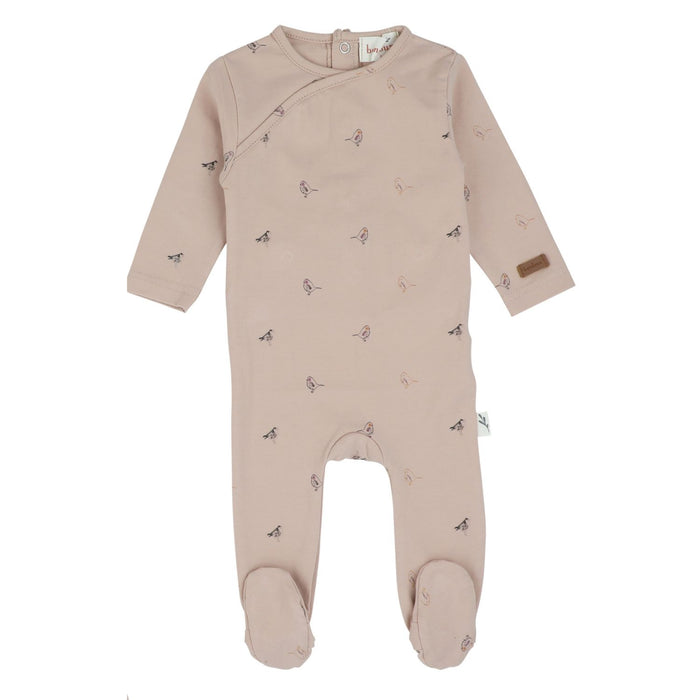 Wrap Bird Print Footie