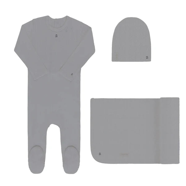 Squiggle Pointelle Layette Set