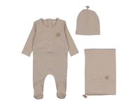 Embroidered Bird Layette Set