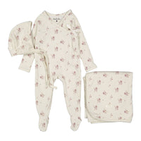 Watercolor Printed Layette Set