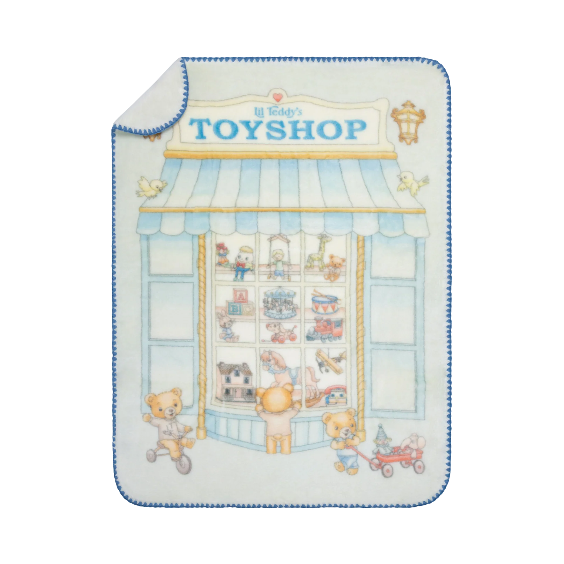 Lil Teddy's Toyshop Blanket