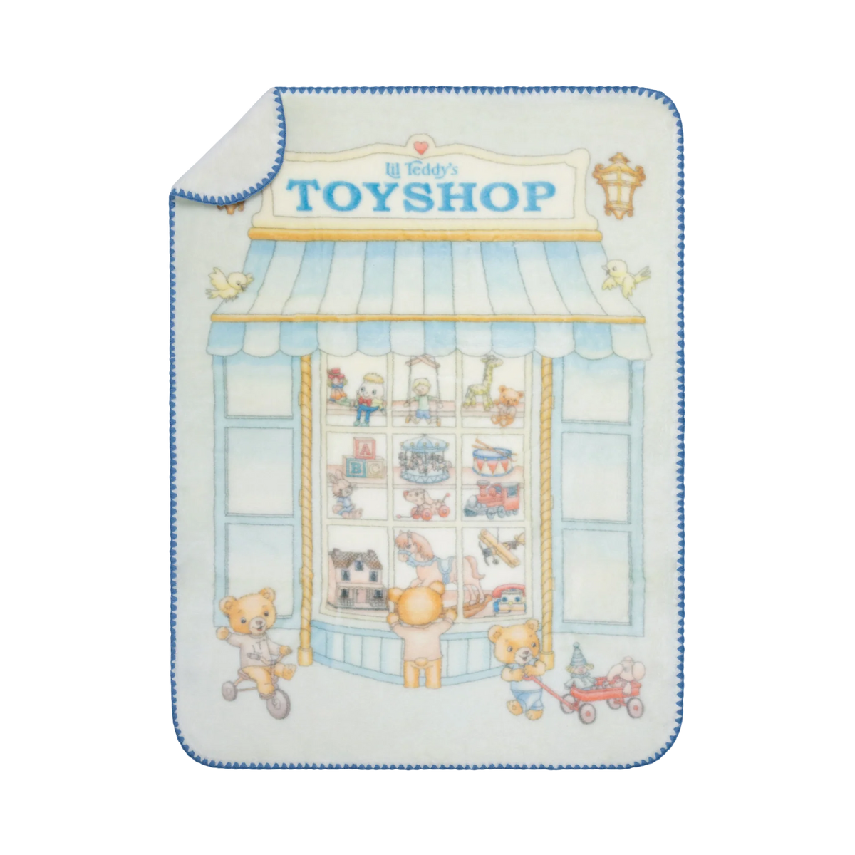 Lil Teddy's Toyshop Blanket