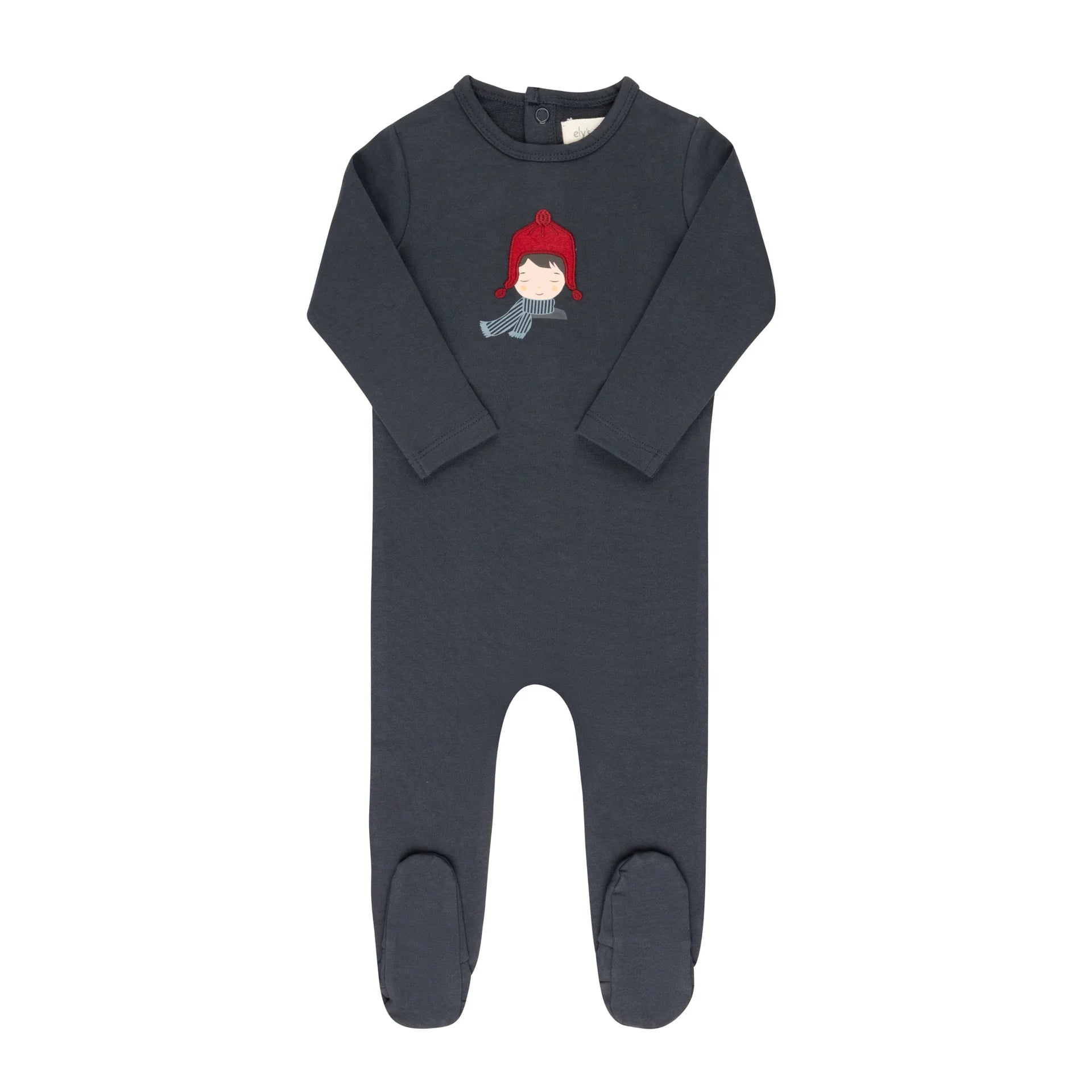 French Terry Autumn Kids Footie