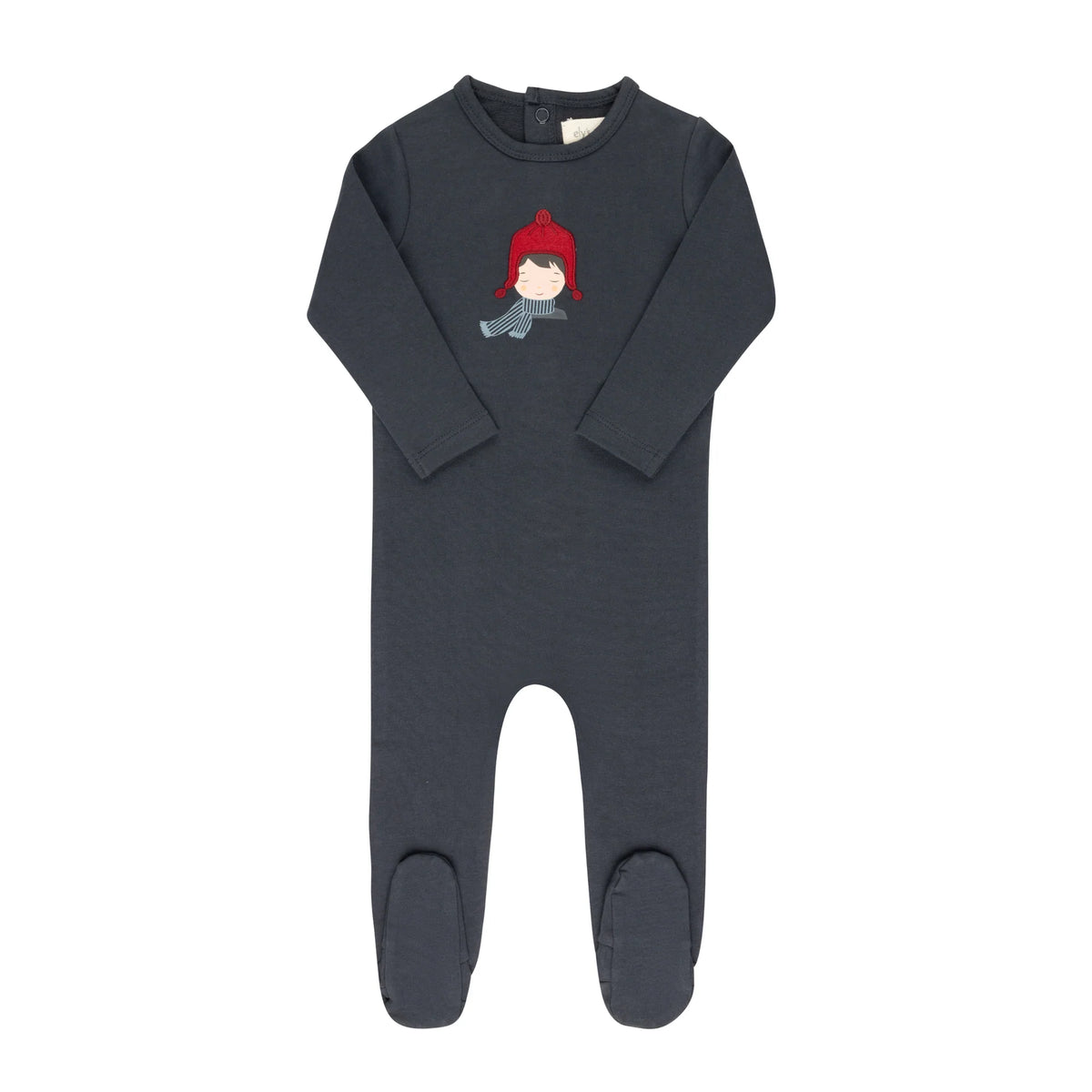French Terry Autumn Kids Footie