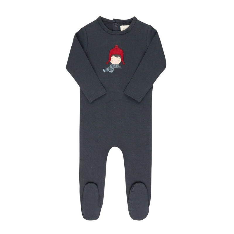 French Terry Autumn Kids Footie