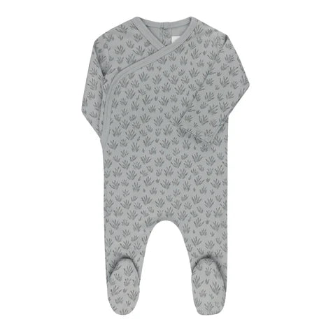 Modal French Terry Blooms Footie