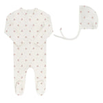 Ivory/Pink Rosebud